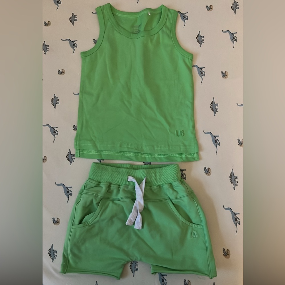 Little Bipsy Green Matching Set